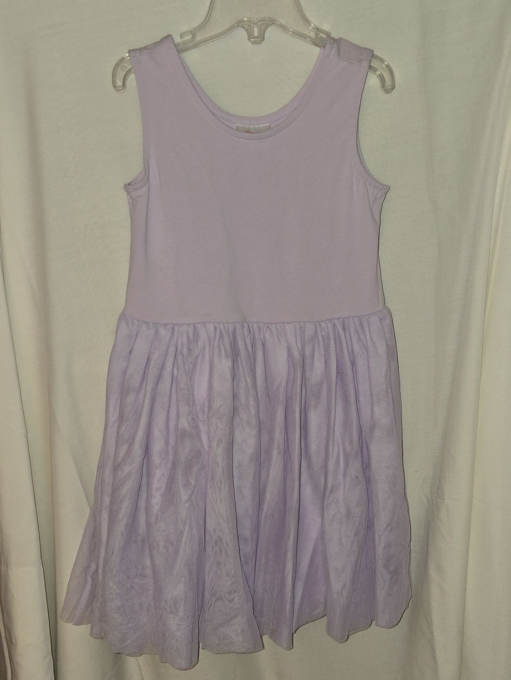 Hanna Andersson Lilac Sleeveless Knit Bodice Tulle Skirt Dress